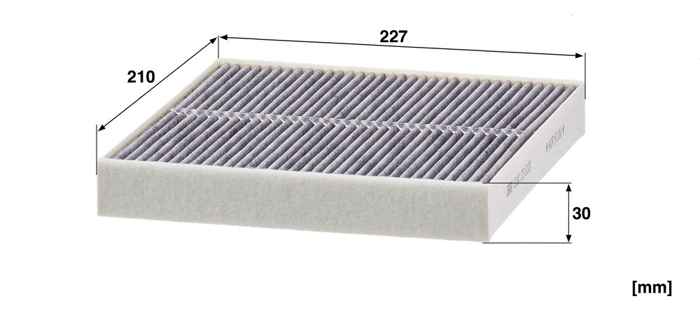 Ilustracja CUK 23 033 MANN-FILTER filtr kabinowy