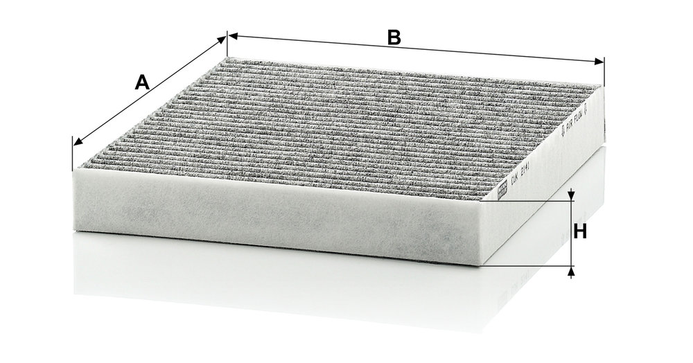 Ilustracja CUK 2141 MANN-FILTER filtr kabinowy