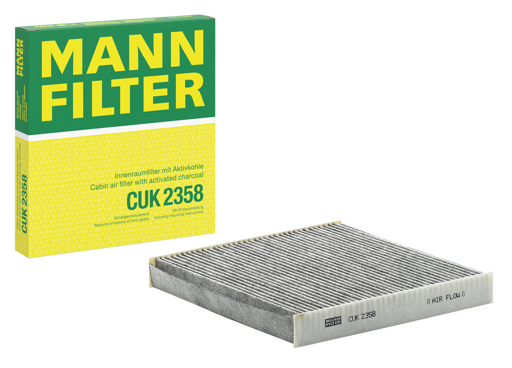 Ilustracja CUK 2358 MANN-FILTER filtr kabinowy