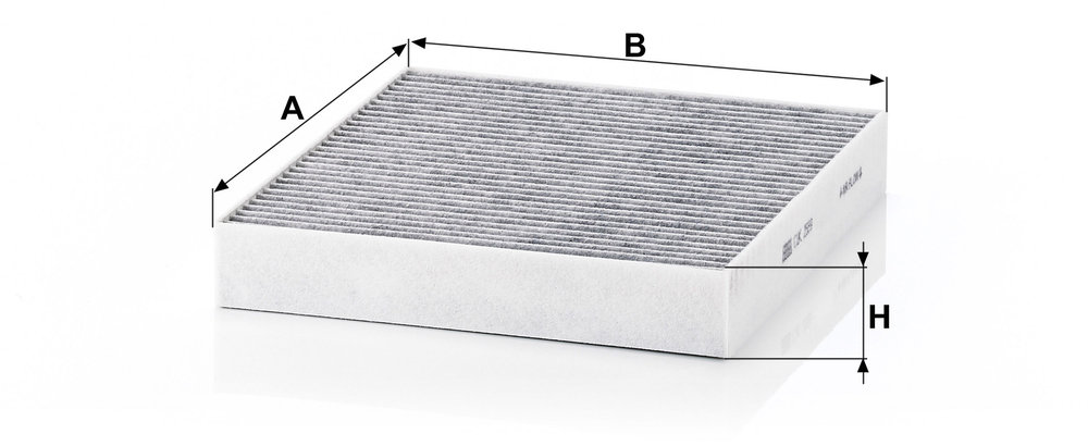 Ilustracja CUK 2559 MANN-FILTER filtr kabinowy