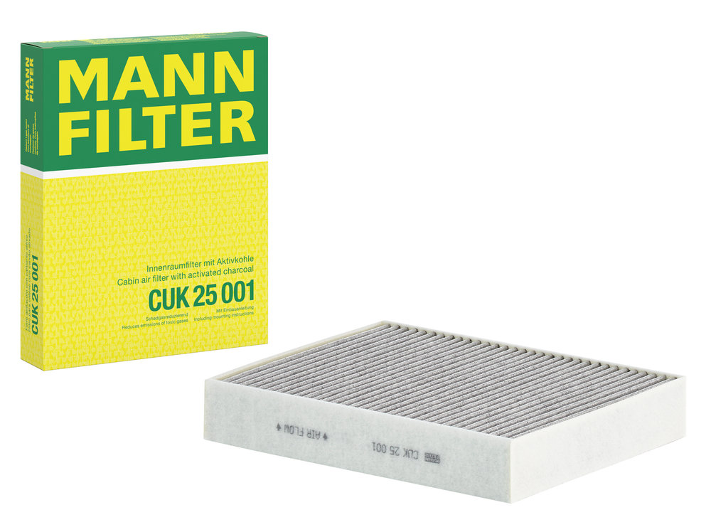 Ilustracja CUK 25 001 MANN-FILTER filtr kabinowy