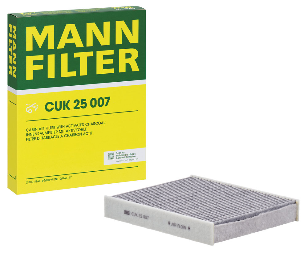 Ilustracja CUK 25 007 MANN-FILTER filtr kabinowy