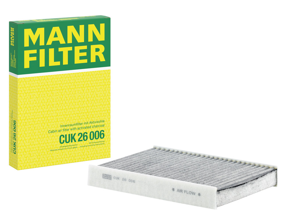 Ilustracja CUK 26 006 MANN-FILTER filtr kabinowy