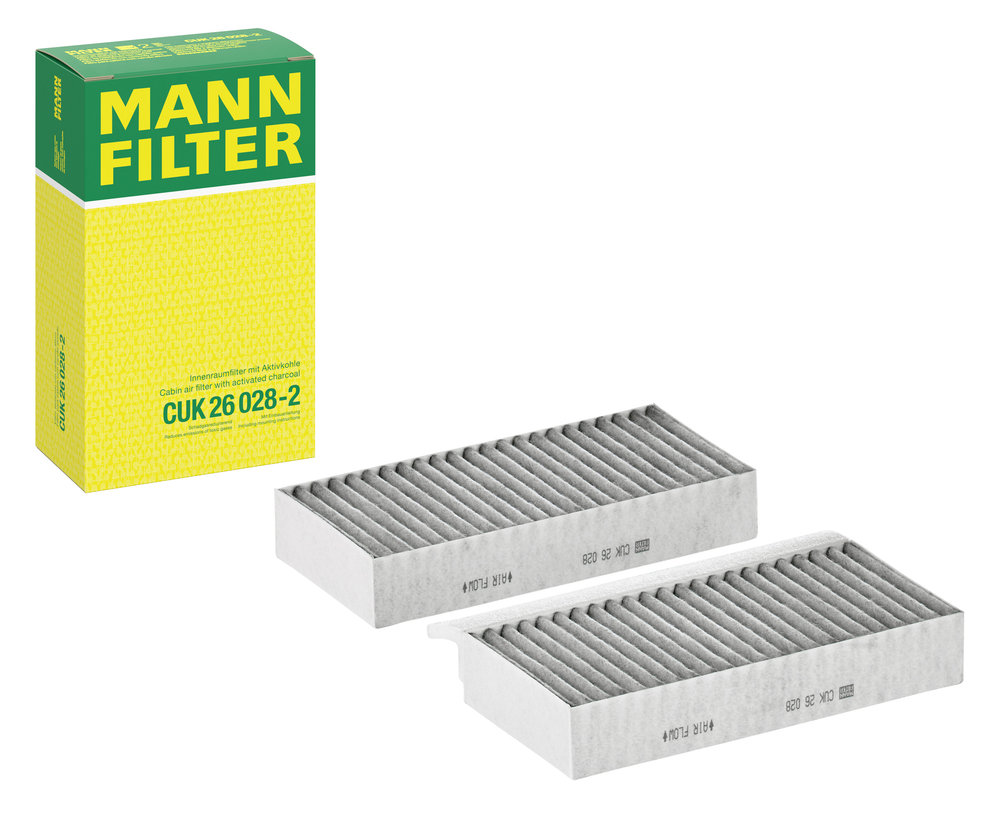 Ilustracja CUK 26 028-2 MANN-FILTER filtr kabinowy