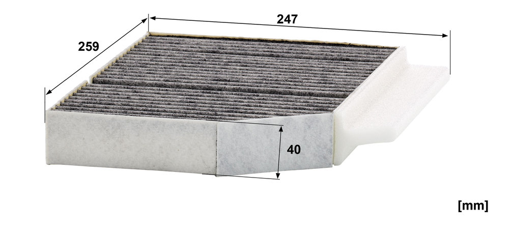 Ilustracja CUK 26 032 MANN-FILTER filtr kabinowy