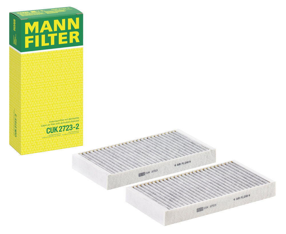 Ilustracja CUK 2723-2 MANN-FILTER filtr kabinowy