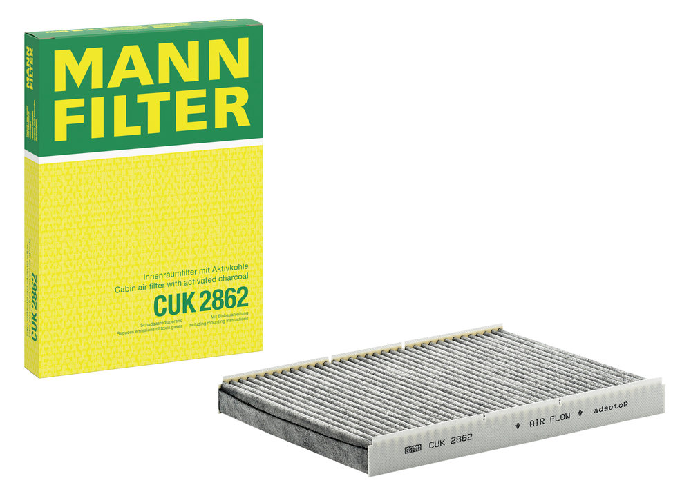 Ilustracja CUK 2862 MANN-FILTER filtr kabinowy