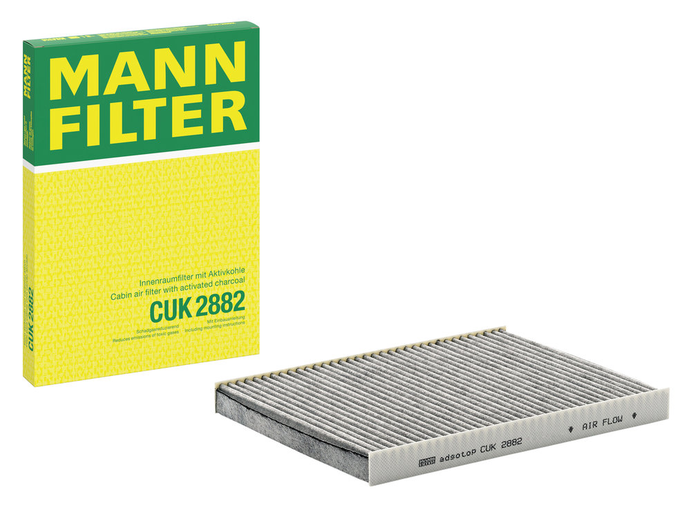 Ilustracja CUK 2882 MANN-FILTER filtr kabinowy
