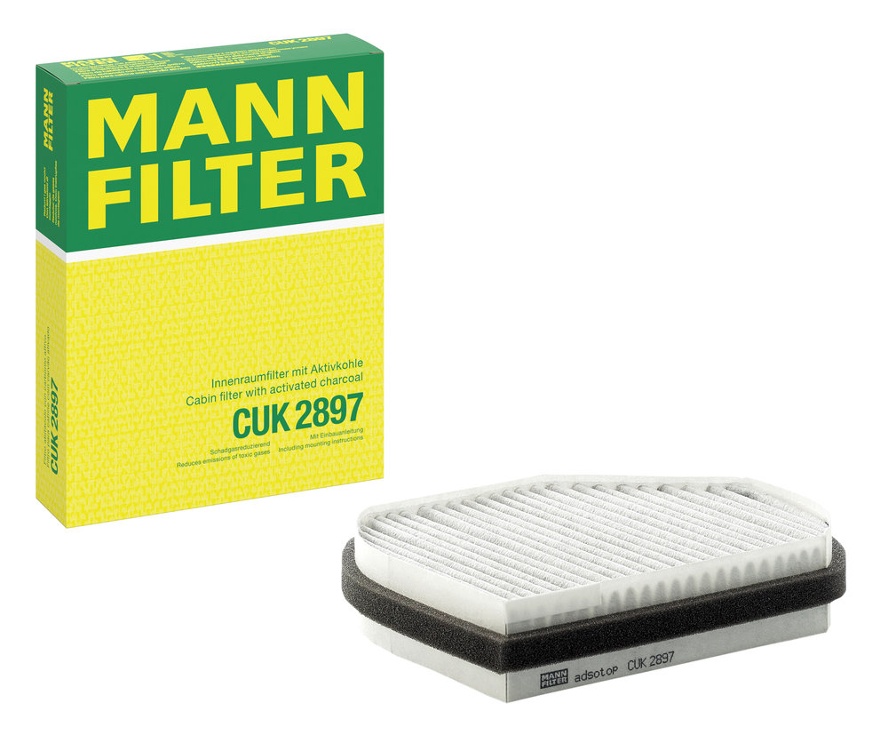 Ilustracja CUK 2897 MANN-FILTER filtr kabinowy