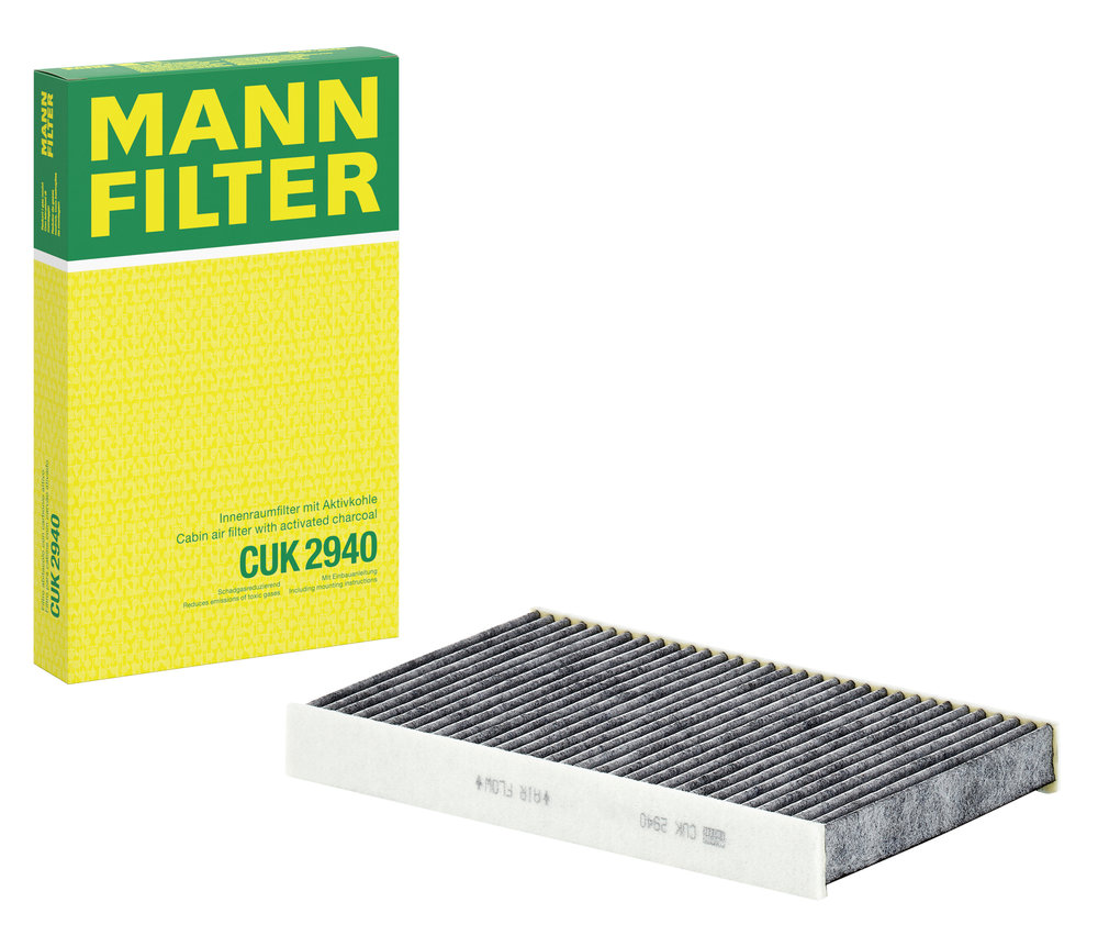 Ilustracja CUK 2940 MANN-FILTER filtr kabinowy