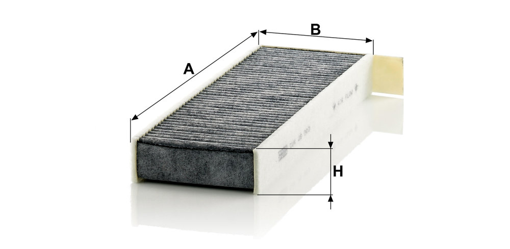 Ilustracja CUK 29 003-2 MANN-FILTER filtr kabinowy