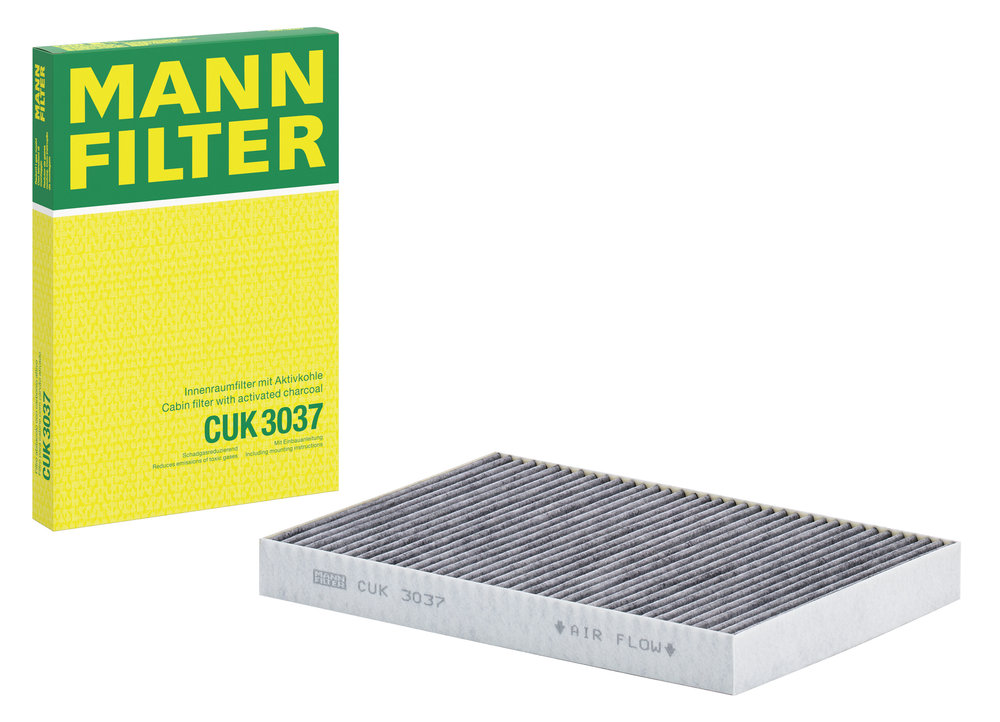 Ilustracja CUK 3037 MANN-FILTER filtr kabinowy