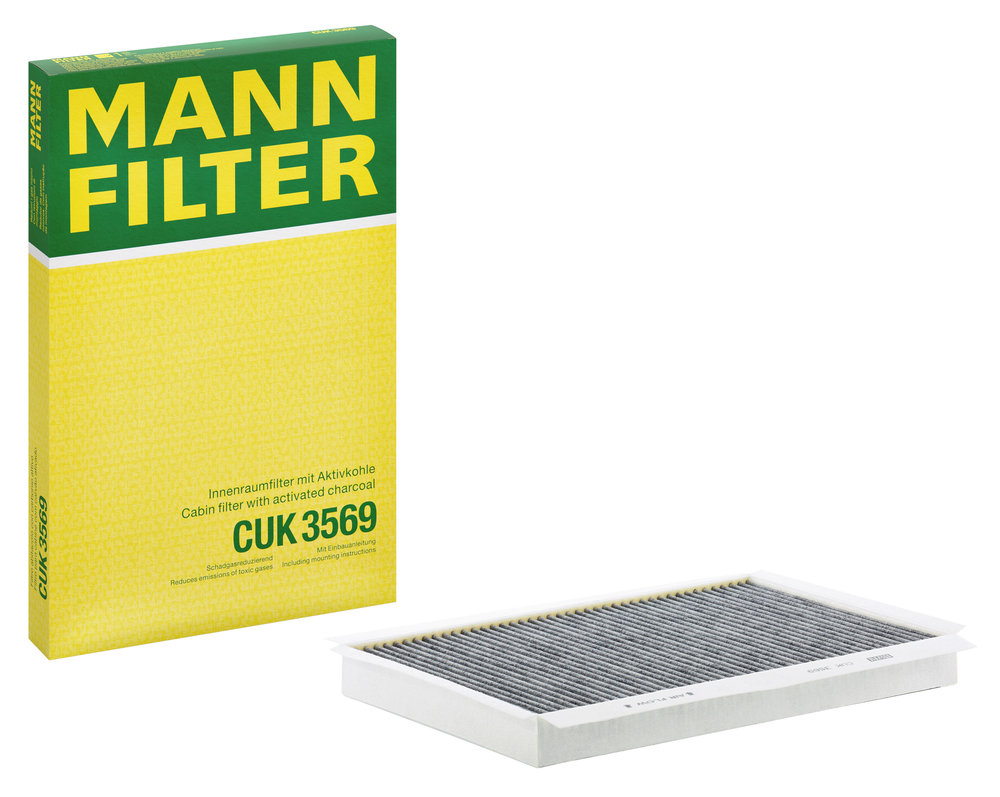 Ilustracja CUK 3569 MANN-FILTER filtr kabinowy