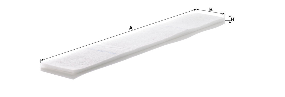 Ilustracja CU 155 0037 (4) MANN-FILTER filtr kabinowy