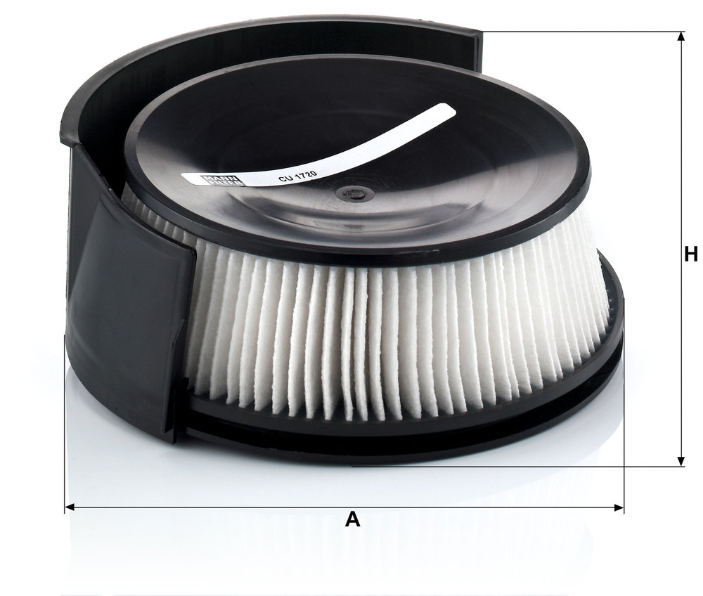 Ilustracja CU 1720-2 MANN-FILTER filtr kabinowy