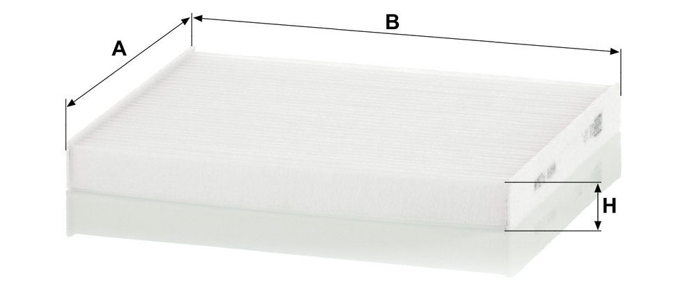 Ilustracja CU 17 001 MANN-FILTER filtr kabinowy