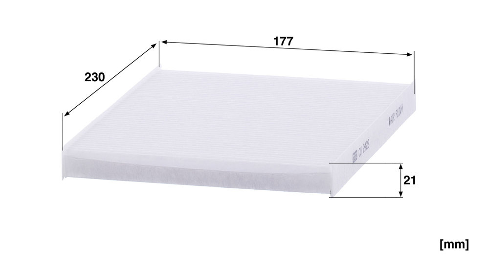 Ilustracja CU 2422 MANN-FILTER filtr kabinowy