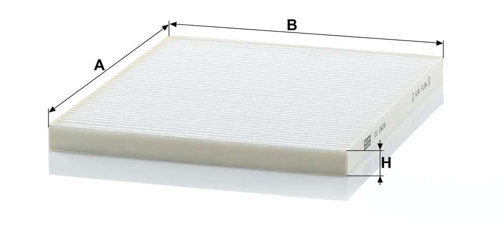 Ilustracja CU 2434 MANN-FILTER filtr kabinowy