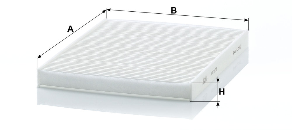 Ilustracja CU 2436 MANN-FILTER filtr kabinowy