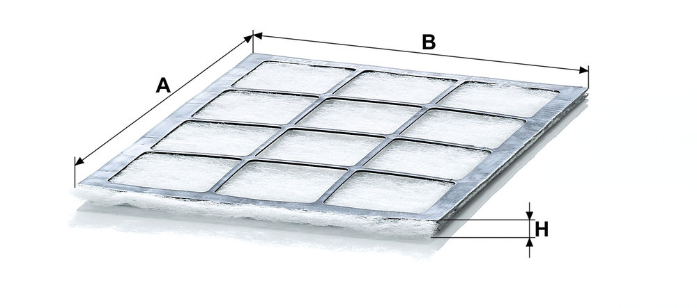 Ilustracja CU 2504 MANN-FILTER filtr kabinowy