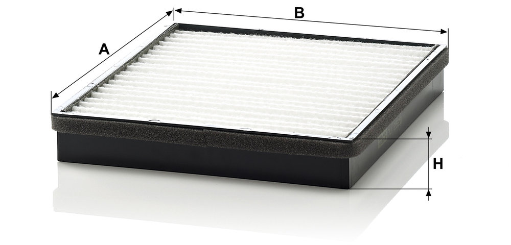 Ilustracja CU 2520 MANN-FILTER filtr kabinowy