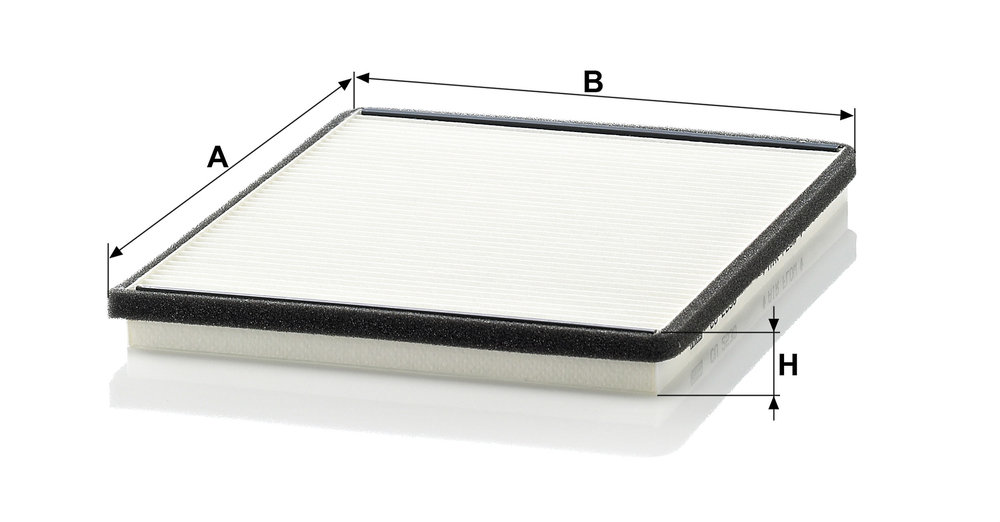 Ilustracja CU 2530 MANN-FILTER filtr kabinowy
