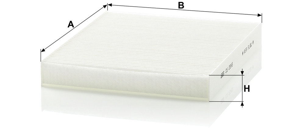 Ilustracja CU 2545 MANN-FILTER filtr kabinowy