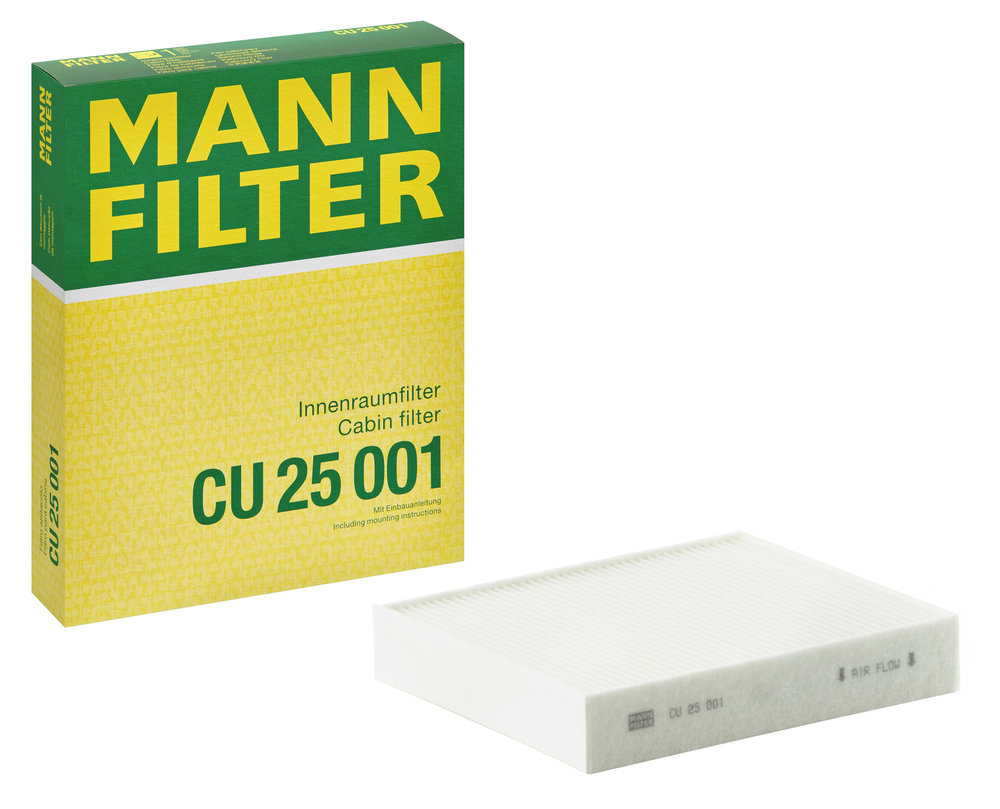 Ilustracja CU 25 001 MANN-FILTER filtr kabinowy