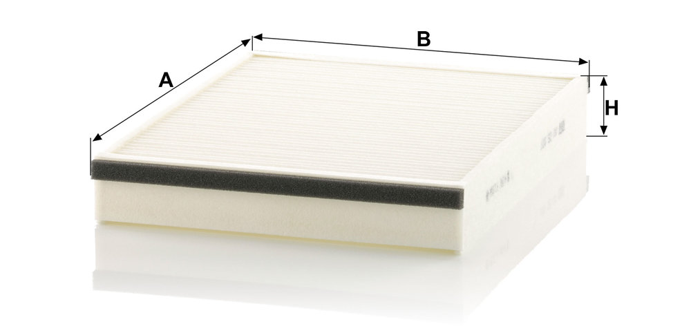 Ilustracja CU 25 007 MANN-FILTER filtr kabinowy