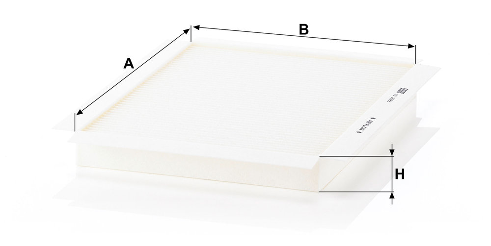 Ilustracja CU 2622 MANN-FILTER filtr kabinowy