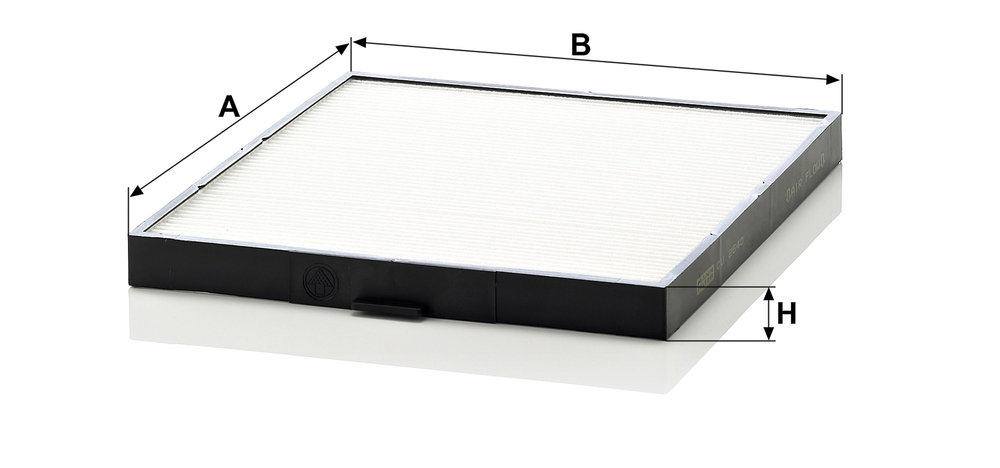 Ilustracja CU 2640 MANN-FILTER filtr kabinowy