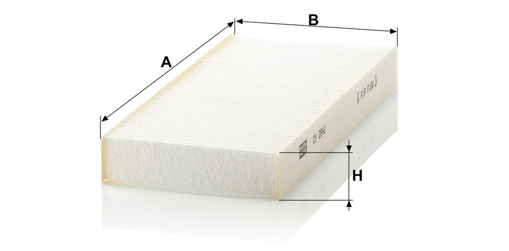 Ilustracja CU 2642 MANN-FILTER filtr kabinowy