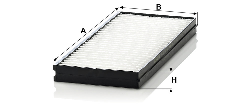 Ilustracja CU 26 000-2 MANN-FILTER filtr kabinowy