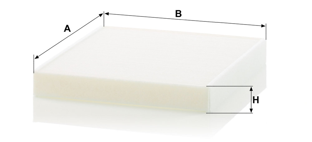 Ilustracja CU 26 021 MANN-FILTER filtr kabinowy