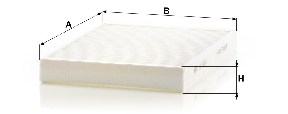 Ilustracja CU 2733 MANN-FILTER filtr kabinowy