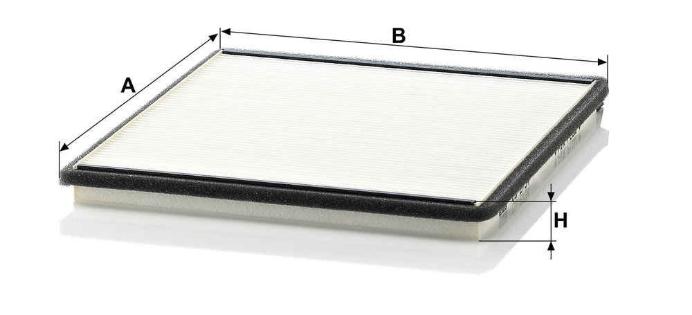 Ilustracja CU 2734 MANN-FILTER filtr kabinowy