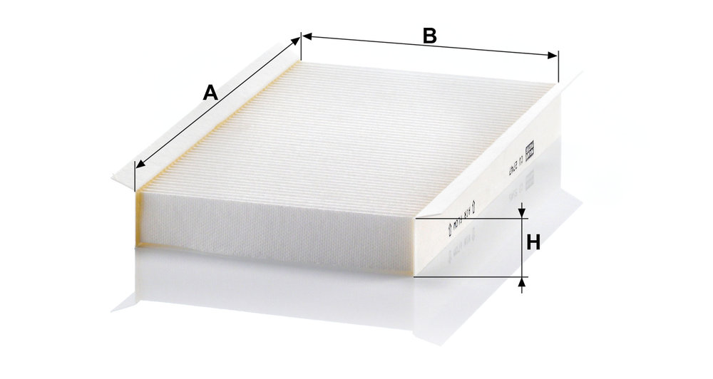 Ilustracja CU 2747 MANN-FILTER filtr kabinowy