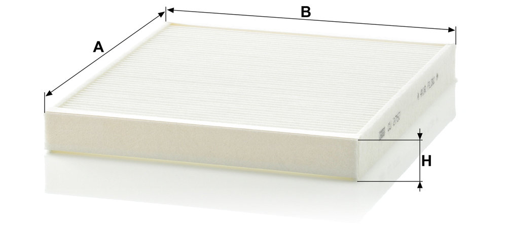 Ilustracja CU 2757 MANN-FILTER filtr kabinowy