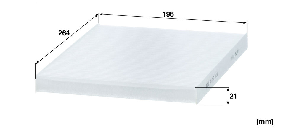 Ilustracja CU 27 023 MANN-FILTER filtr kabinowy