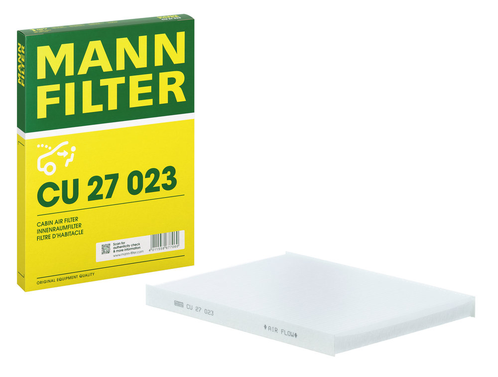 Ilustracja CU 27 023 MANN-FILTER filtr kabinowy
