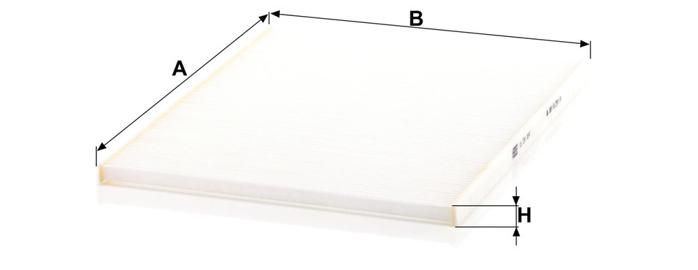 Ilustracja CU 28 004 MANN-FILTER filtr kabinowy