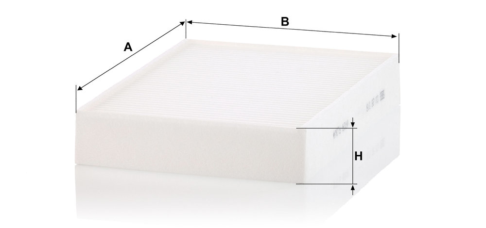 Ilustracja CU 28 016 MANN-FILTER filtr kabinowy