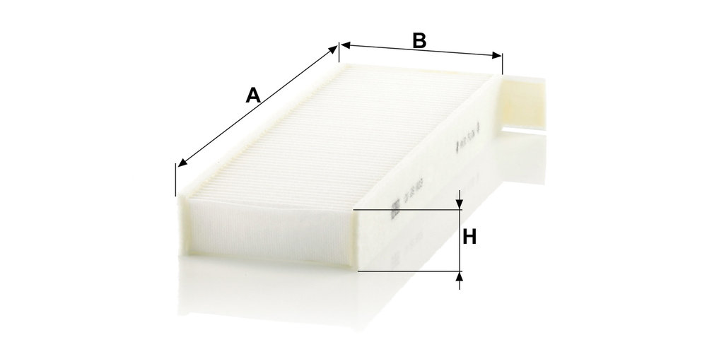 Ilustracja CU 29 003-2 MANN-FILTER filtr kabinowy