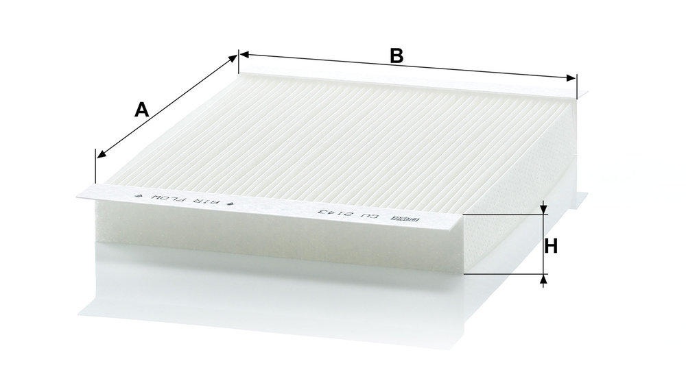 Ilustracja CU 2143 MANN-FILTER filtr kabinowy