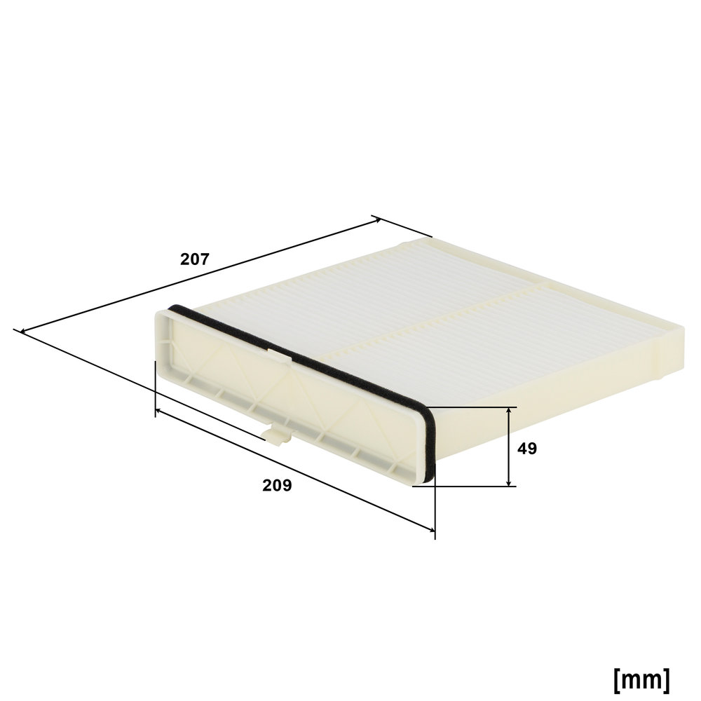 Ilustracja CU 21 021 MANN-FILTER filtr kabinowy