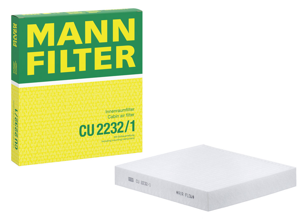 Ilustracja CU 2232/1 MANN-FILTER filtr kabinowy