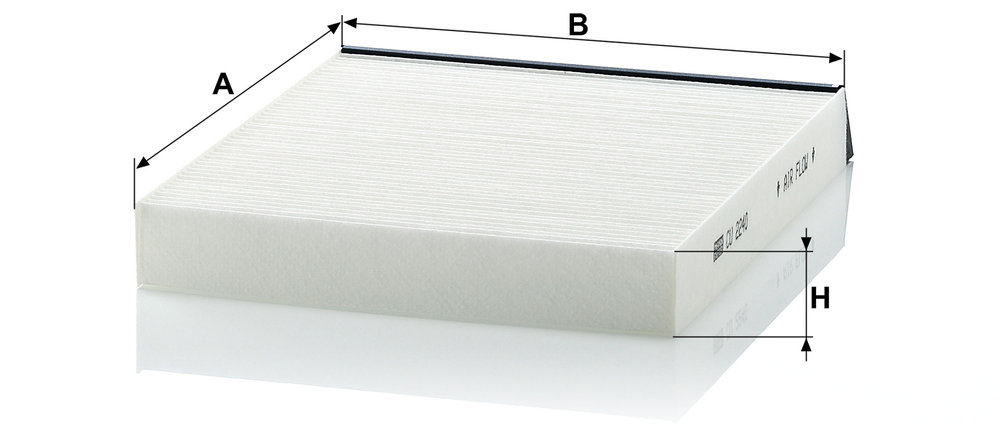 Ilustracja CU 2240 MANN-FILTER filtr kabinowy