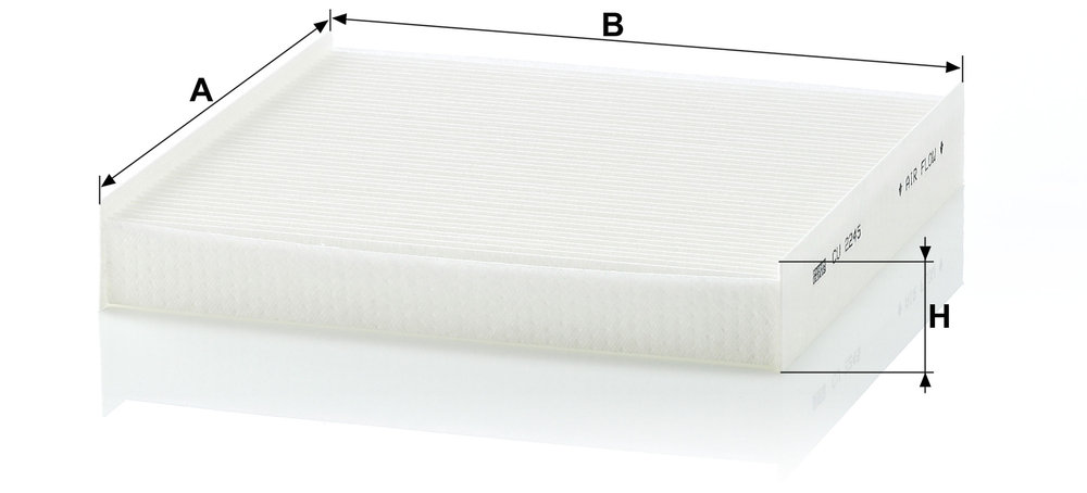 Ilustracja CU 2245 MANN-FILTER filtr kabinowy
