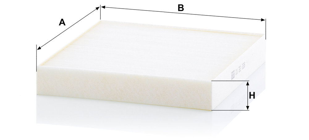 Ilustracja CU 22 028 MANN-FILTER filtr kabinowy