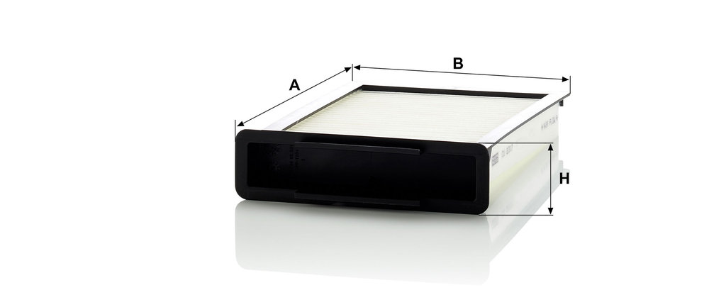Ilustracja CU 2317 MANN-FILTER filtr kabinowy